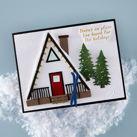 Spellbinders - Ski Lodge (Ski-Son's Greetings Collection) Dies