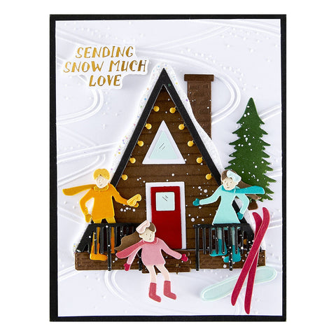 Spellbinders - Hit the Slopes (Ski-Son's Greetings Collection) Dies