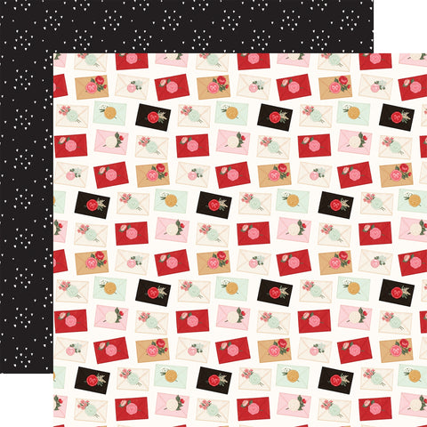 Carta Bella - 12'x 12" Sealed with Love Letters (Be Mine) Double-Sided Paper