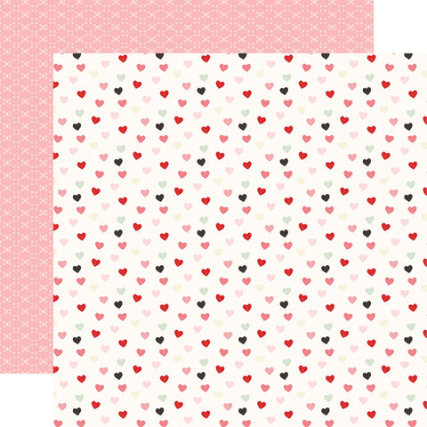 Carta Bella - 12'x 12" You Have My Heart (Be Mine) Double-Sided Paper