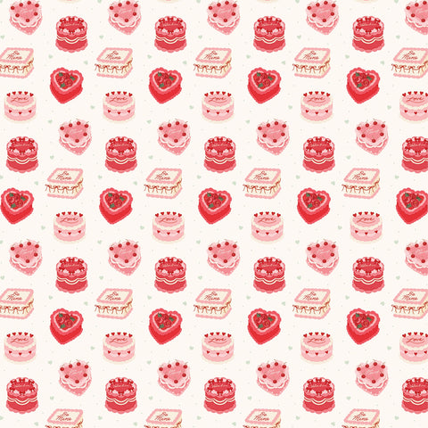 Carta Bella - 12'x 12" Be Mine Cakes (Be Mine) Double-Sided Paper