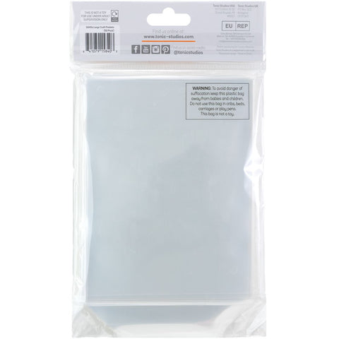 Tonic Studios - Stamp & Die Large Storage Pockets (5.5"x 7.2") 50/Pkg