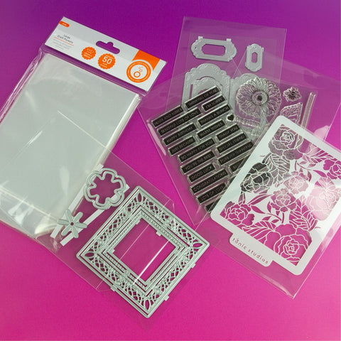 Tonic Studios - Stamp & Die Large Storage Pockets (5.5"x 7.2") 50/Pkg
