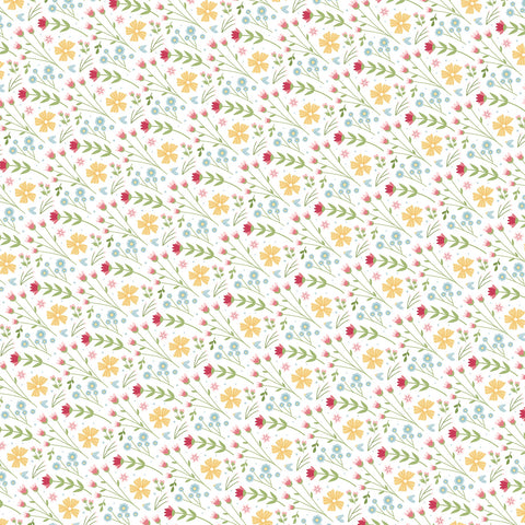 Echo Park - 12"x 12" Market Flowers (In Full Bloom) Double-Sided Paper