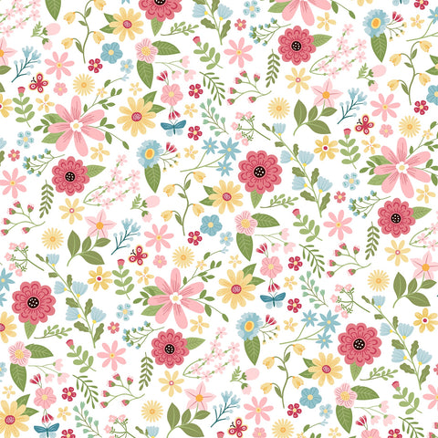 Echo Park - 12"x 12" Full Bloom Floral (In Full Bloom) Double-Sided Paper