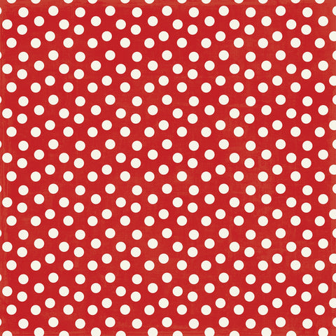 Echo Park - 12"x 12" Red Dot (Mouse & Me) Double-Sided Paper