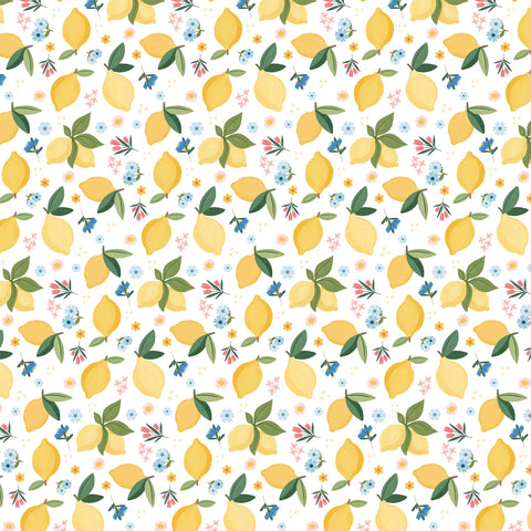 Carta Bella - 12"x 12" Squeeze the Day (Lemonade) Double-Sided Paper