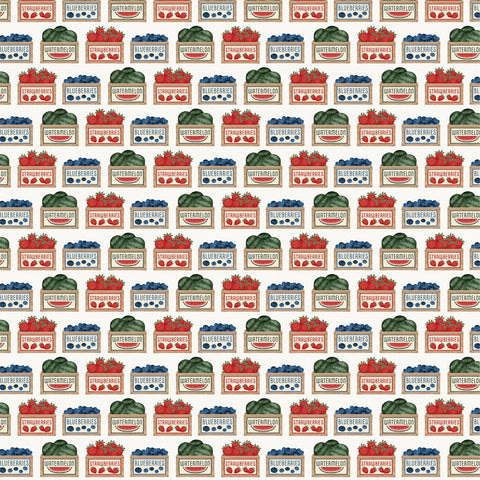 Carta Bella - 12'x 12" Market Fruits (Americana Summer) Double-Sided Paper