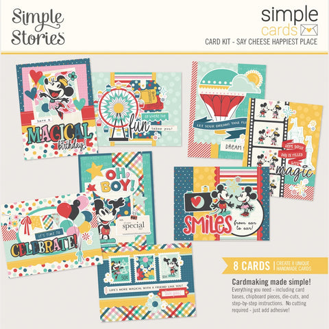 Simple Stories - Say Cheese Happiest Place Card Kit