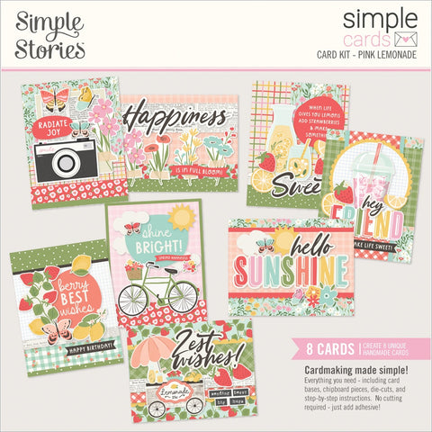 Simple Stories - Pink Lemonade Card Kit