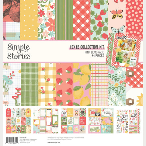 Simple Stories - Pink Lemonade Collection Kit (84 Pieces)