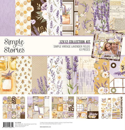 Simple Stories - 12'x 12" Lavender Fields Paper Pack