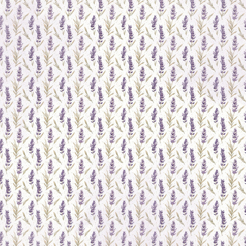 Simple Stories - 12'x 12" Buzz & Bloom (Lavender Fields) Double-Sided Paper