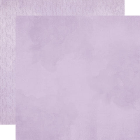 Simple Stories - 12'x 12" Lavender (Lavender Fields) Double-Sided Paper