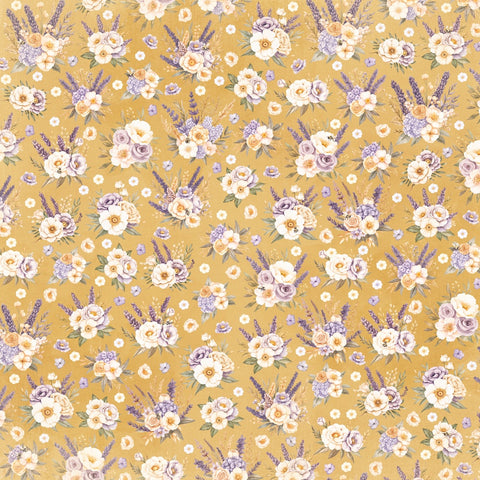 Simple Stories - 12'x 12" Stay Golden (Lavender Fields) Double-Sided Paper