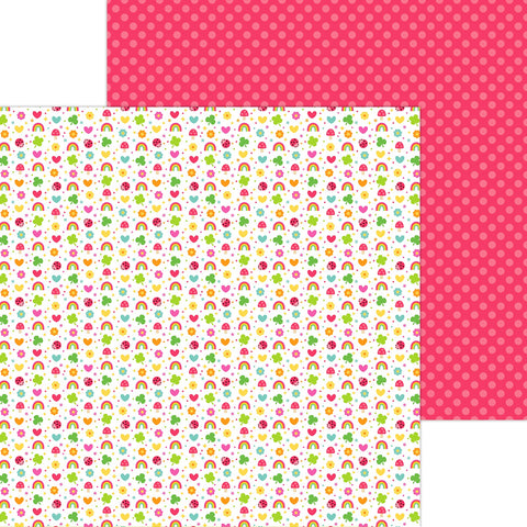 Doodlebug - 12"x 12" Lucky Charm (Lucky Me) Double-Sided Paper