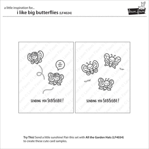 Lawn Fawn - I Like Big Butterflies Dies