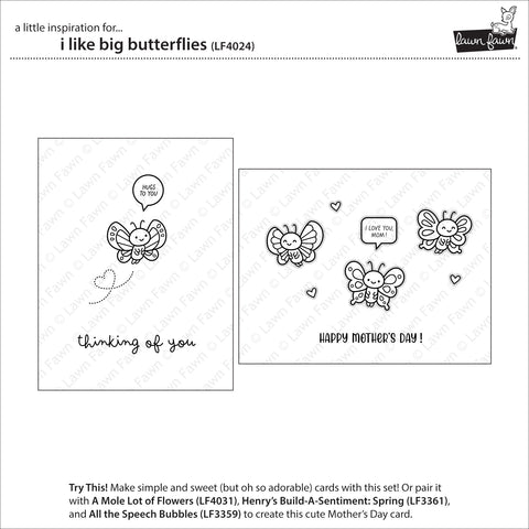 Lawn Fawn - I Like Big Butterflies Dies