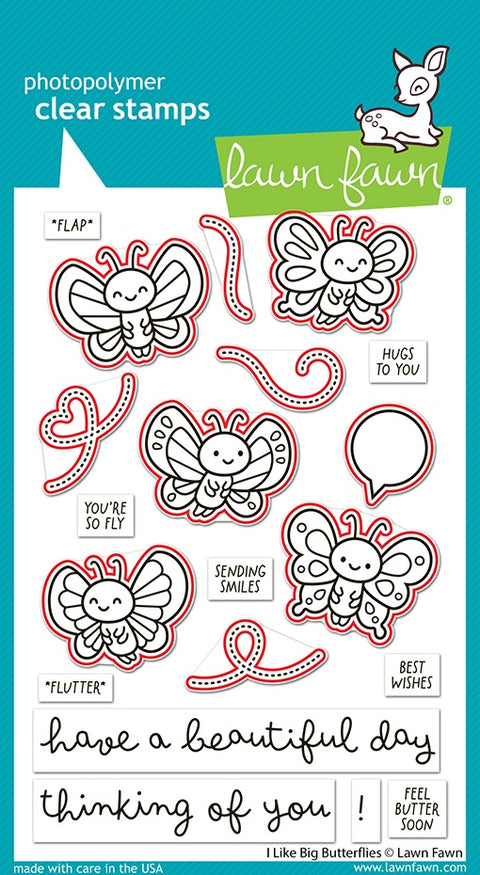 Lawn Fawn - I Like Big Butterflies Dies