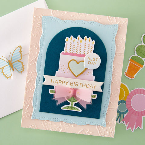 Spellbinders - Playful Stitched Panels Die