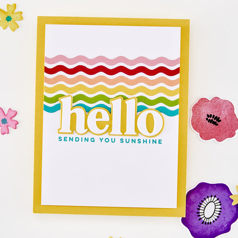 Hero Arts - Squiggly Rectangle Frame Die Set