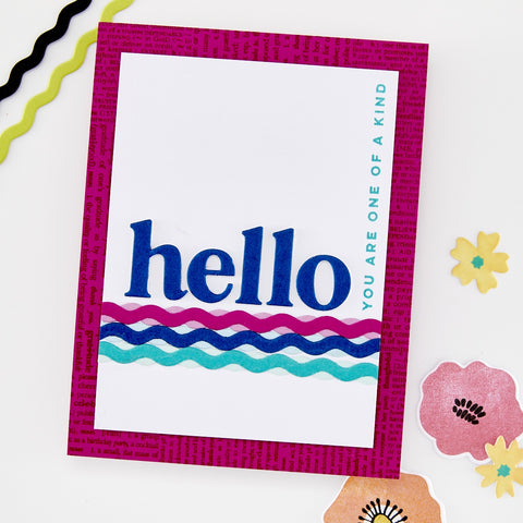 Hero Arts - Squiggly Rectangle Frame Die Set