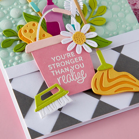 Spellbinders - Shiny New Day Sentiments Stamp Set