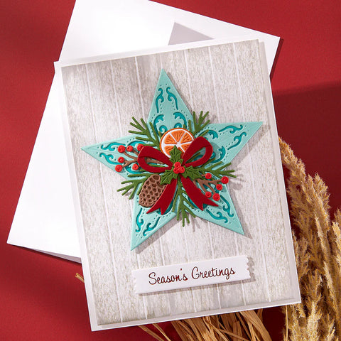 Spellbinders - Barn Star Wreath (Country Christmas Collection) Dies