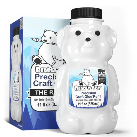 Bearly Art Precision Craft Glue THE REFILL (11 fl oz Bear Refill)