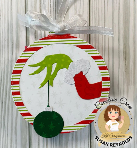 Kat Scrappiness - Grinch Hand Die