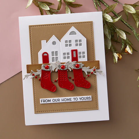 Spellbinders - Mantle Village & Decorations Die Bundle