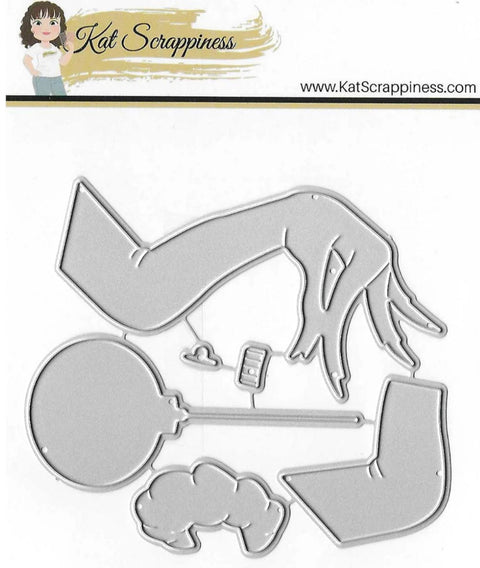 Kat Scrappiness - Grinch Hand Die