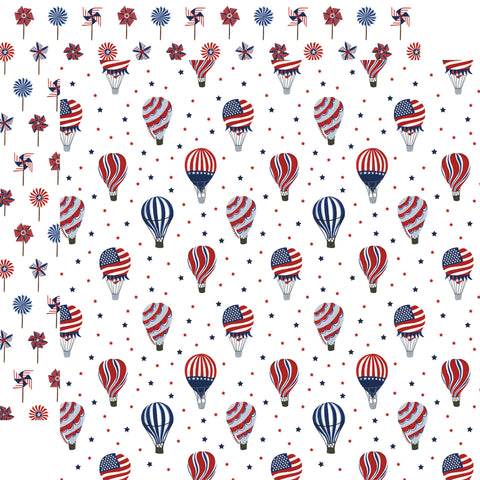 Echo Park - 12"x 12" Fourth of July (America the Beautiful) Double-Sided Paper