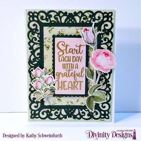 Divinity Designs - Serenity Sentiments Stamps Set