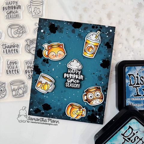 Newton's Nook - Autumn Coffees Stamp Set