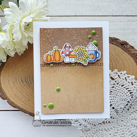 Newton's Nook - Autumn Postage Sampler Dies