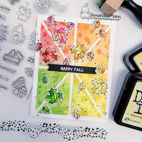 Newton's Nook - Autumn Postage Sampler Dies