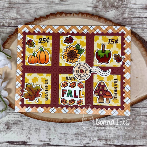 Newton's Nook - Autumn Postage Sampler Stamp Set