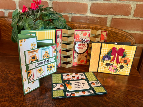 Pat's "Fanci-"fall" Folds Card Class - Wednesday, November 6, 2024 from 11am-1pm