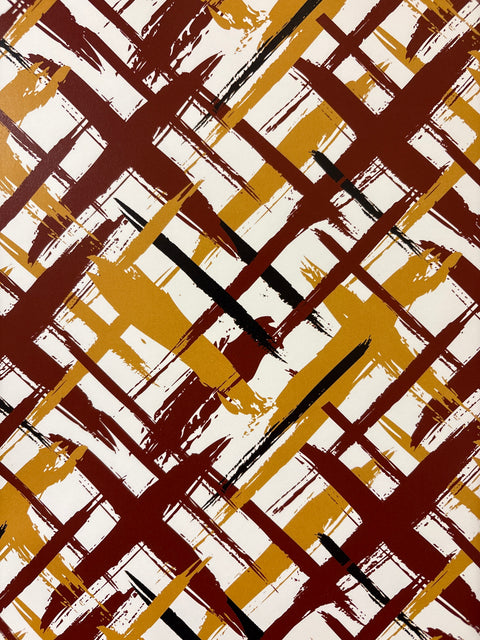 12"x 12" Paint Plaid Single-Sided Paper