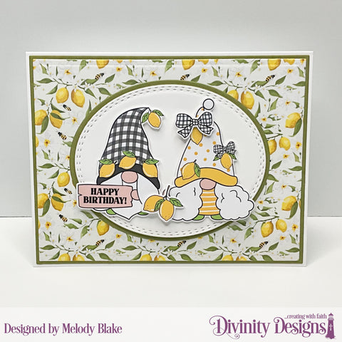Divinity Designs - Lemon Gnomes Paper/Die Duo