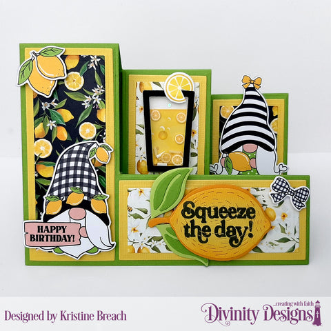 Divinity Designs - Lemon Gnomes Paper/Die Duo