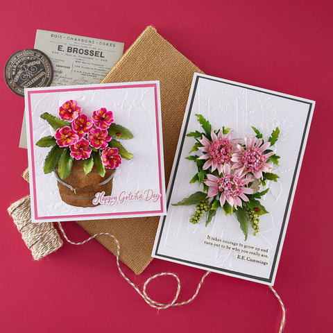 Spellbinders - Ode to a Poet 3D Embossing Folder by Susan Tierney-Cockburn