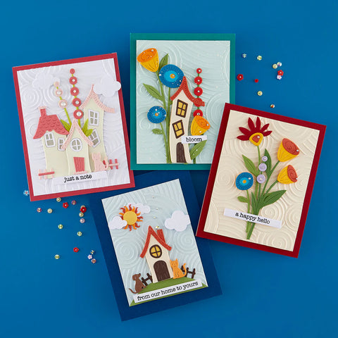 Spellbinders - Whimsical Wishes Stamp Set by Vicky Papaioannou