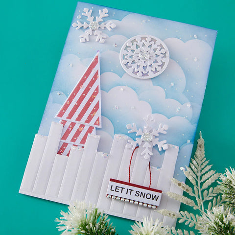 Spellbinders - Snowflake Wreath Dies by Lisa Horton