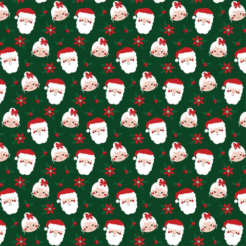 Echo Park - 12"x 12" Mr. & Mrs. Claus (Baking Spirits Bright) Double-Sided Paper