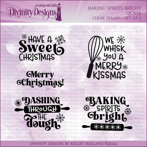 Divinity Designs - Baking Spirits Bright Stamp Set