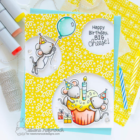 Newton's Nook - Birthday Mice Stamp Set