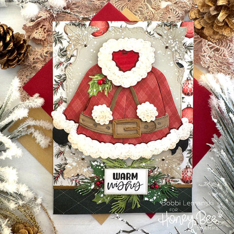 Honey Bee - Lovely Layers - Holiday Coat Add-On Dies