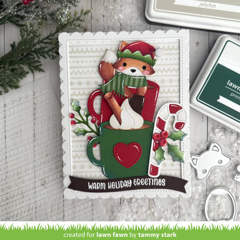 Lawn Fawn - Build-a-Critter Christmas Accessories